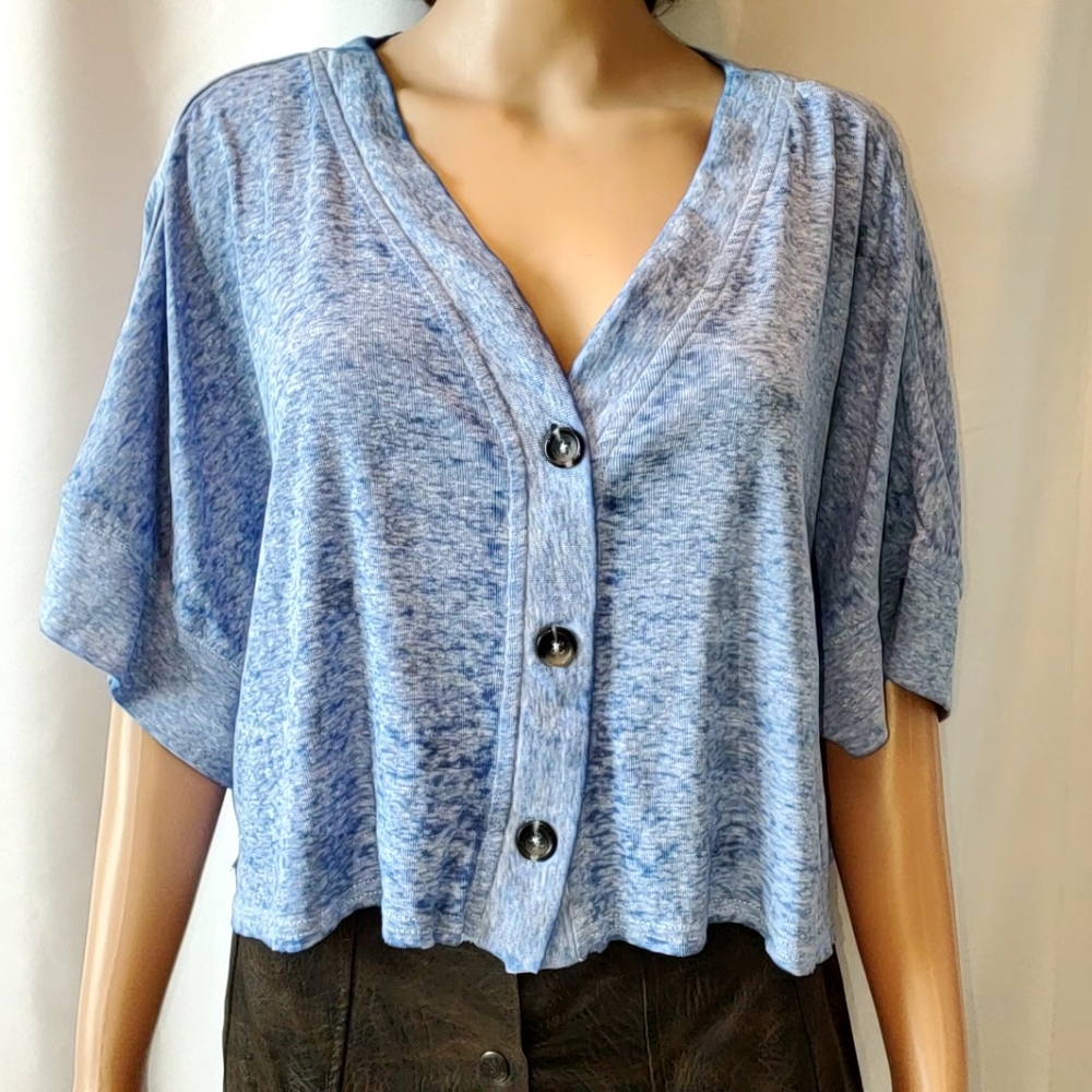 NWT Chelsea & Violet Cropped Cardigan/Tee LARGE